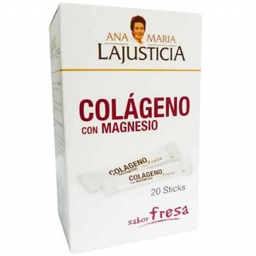 Colageno con magnesio lajusticia (fresa 20 sticks)