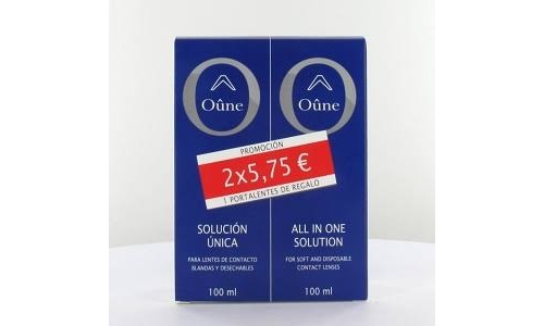 Oûne lentes de contacto blandas solucion unica 1