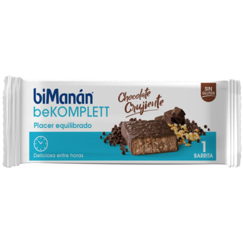 Bimanan barrita chocolate crujientes snack (24 barritas 35 g)