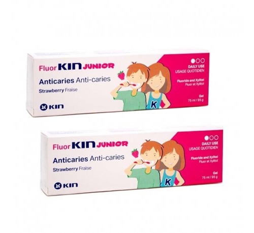 Fluor kin junior gel fresa  (75 ml)