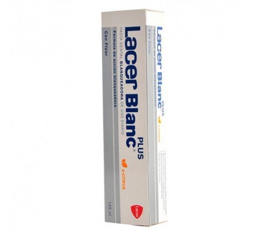 Lacer blanc plus pasta dental (d- citrus 125 ml)