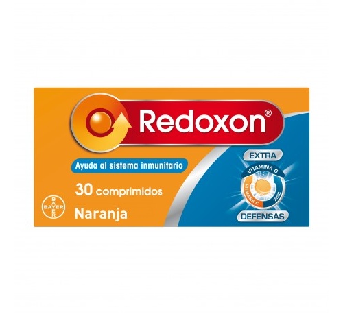 REDOXON DOBLE ACCION COMP EFERVESCENTES - VIT C + ZINC (30 COMPRIMIDOS NARANJA)
