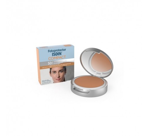Fotoprotector isdin compact 50 oil free bronce (10 g)