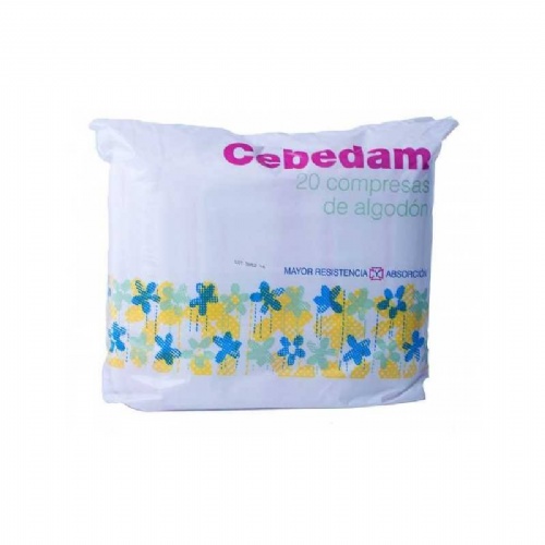 Compresas de algodón cebedam (20u)