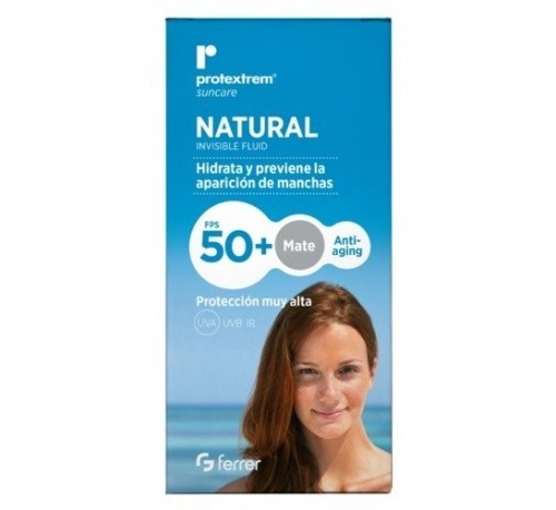 PROTEXTREM SUNCARE FPS 50+ NATURAL FLUID INVISIB (50 ML)