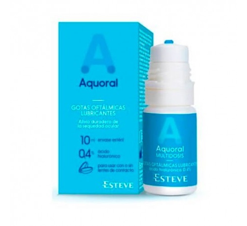 Aquoral gotas humectantes con acido hialuronico 0.4% (multidosis)