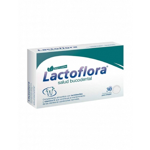 Lactoflora salud bucodental comp para chupar (30 comp sabor menta)