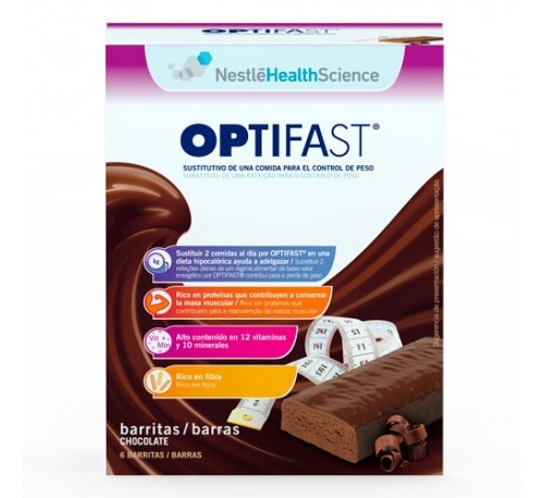 OPTIFAST BARRITAS (70 G 6 BARRITAS CHOCOLATE)