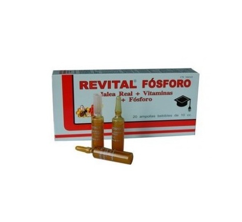 Revital fosforo ampolla bebible (20 ampollas)