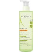 A-derma exomega control gel limpiador emoliente - 2 en 1 cuerpo y cabello (1 envase 500 ml)