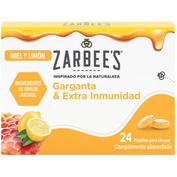 Zarbees garbanta ext inmuni 24 sabor limon