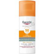 Eucerin sun protection 50+ gel creme rostro oil control (1 envase 50 ml)