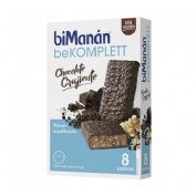 Bimanan barritas  chocolate crujiente snack 8 barritas (280 g)