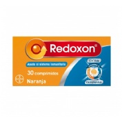 REDOXON DOBLE ACCION COMP EFERVESCENTES - VIT C + ZINC (30 COMPRIMIDOS NARANJA)