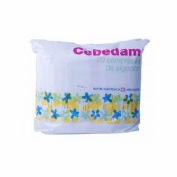 Compresas de algodón cebedam (20u)