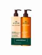 Nuxe gel limpiador + crema corporal r miel 400 ml