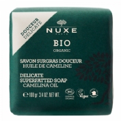 Nuxe bio jabon solido para cara y cuerpo 100 gr aceite de camelina bio