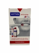 Vitis anticaries pack (1 envase 100 ml  pasta + 1 envase 500 ml colutorio)