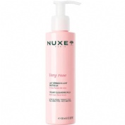 Nuxe very rose leche desmaquillante cremosa, 200 ml
