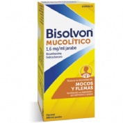 BISOLVON MUCOLITICO 1,6 mg/ ml JARABE, 1 frasco de 200 ml