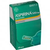 ASPIRINA 500 mg GRANULADO , 20 sobres