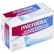 MICRALAX CITRATO/LAURIL SULFOACETATO 450 mg/45 mg solucion rectal , 12 enemas