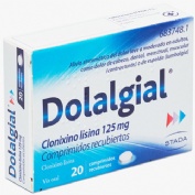 DOLALGIAL CLONIXINO LISINA 125 mg COMPRIMIDOS RECUBIERTOS , 20 comprimidos