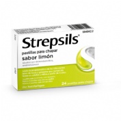 STREPSILS pastillas para chupar sabor limon, 24 pastillas