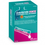 GAVISCON FORTE SUSPENSION ORAL EN SOBRES , 24 sobres