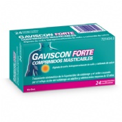 GAVISCON FORTE COMPRIMIDOS MASTICABLES , 48 comprimidos