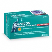 GAVISCON COMPRIMIDOS MASTICABLES SABOR FRESA , 48 comprimidos