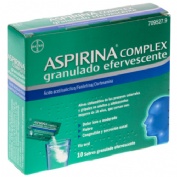 ASPIRINA COMPLEX GRANULADO EFERVESCENTE, 10 sobres