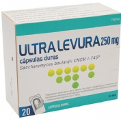 ULTRA-LEVURA 250 MG CAPSULAS DURAS , 20 cápsulas