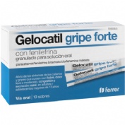 GELOCATIL GRIPE FORTE CON FENILEFRINA GRANULADO PARA SOLUCION ORAL 10 sobres