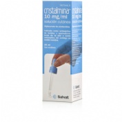 CRISTALMINA 10 mg/ml SOLUCION CUTANEA, 1 frasco de 25 ml