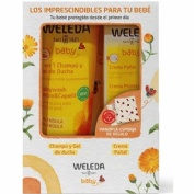 Weleda set imprescindibles (champu gel + crema pañal)