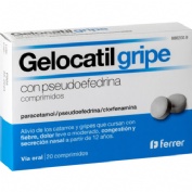 GELOCATIL GRIPE CON PSEUDOEFEDRINA COMPRIMIDOS, 20 comprimidos
