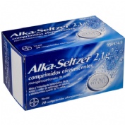 ALKA-SELTZER 2,1 g COMPRIMIDOS EFERVESCENTES , 20 comprimidos