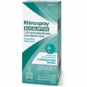 RHINOSPRAY EUCALIPTUS 1,18 mg/ ml SOLUCION PARA PULVERIZACION NASAL , 1 envase pulverizador de 10 ml