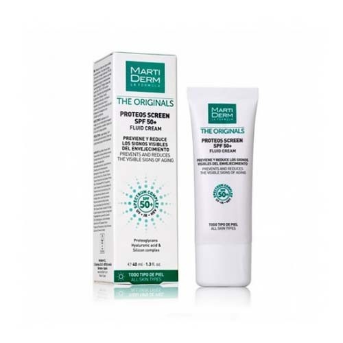 Martiderm proteos screen spf50+ fluid cream (1 envase 40 ml color)