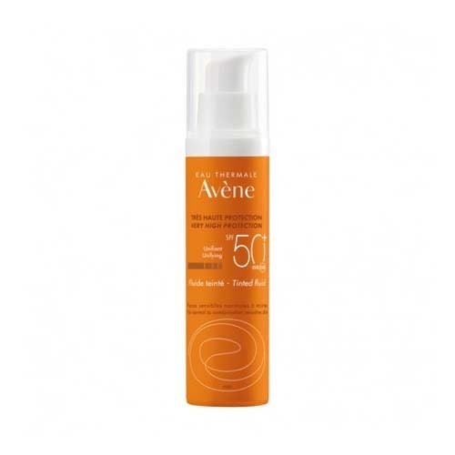 Avene emulsion coloreada 50 + toque seco sin perfume (50 ml )