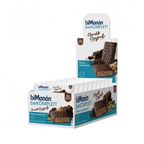 Bimanan barrita chocolate crujientes snack (24 barritas 35 g)