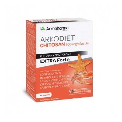 Chitosan extraforte 60 capsulas (500 mg)