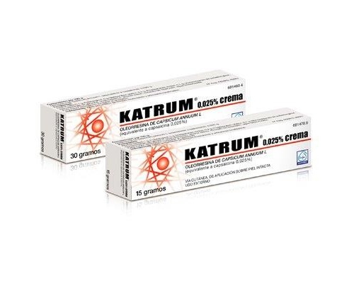KATRUM  0,025 % CREMA , 1 tubo de 15 g