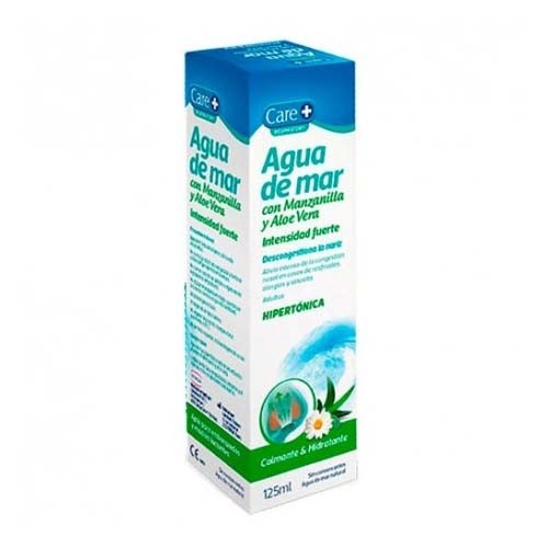 Care+ agua de mar manzanilla y aloe vera - intensidad fuerte (1 envase 125 ml)