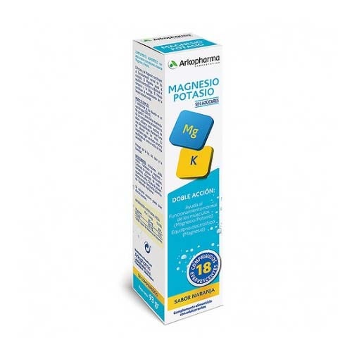 Arkovital magnesio potasio efervescente (18 comprimidos)
