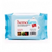 Hemofarm plus toallitas (1 sobre 60 unidades cierrre tapa dura)