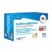 Care+ toallitas oftalmicas tecnologia plata (30 unidades)